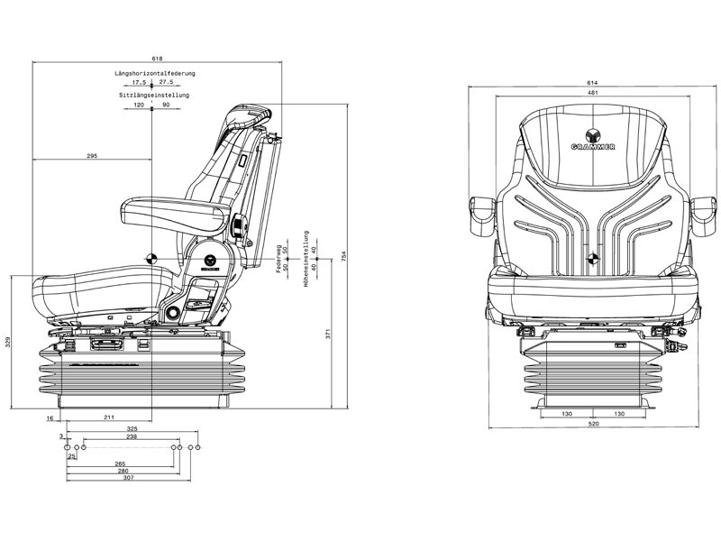 GRAMMER Maximo Comfort Kunstleder MSG 95 G / 731