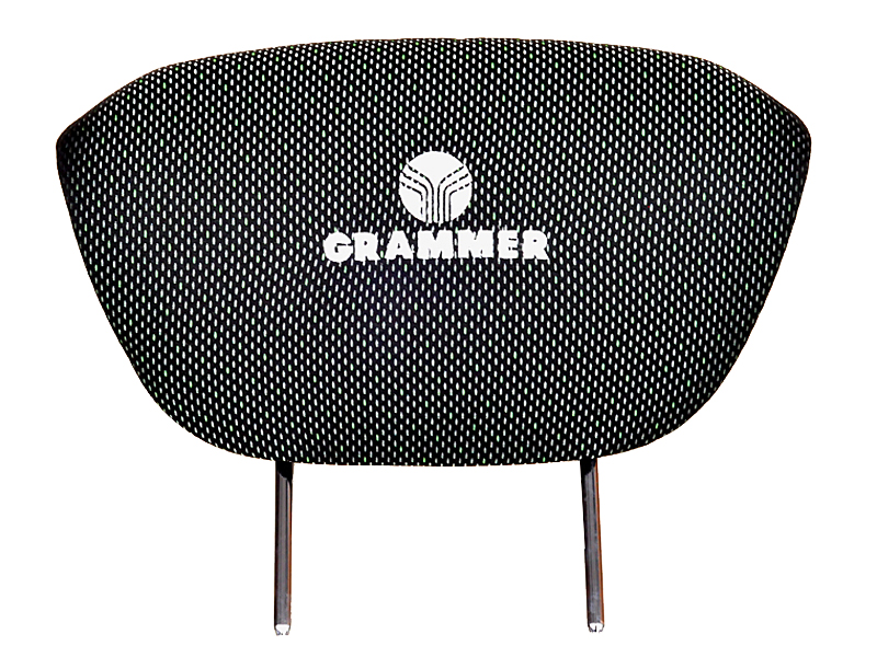 GRAMMER Rückenverlängerung Stoff anthrazit grün silber